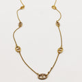 Collier / Sautoir Maillons Multi H luxe Cristaux