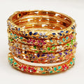 6 Bracelets Thaïlandais Multicolores