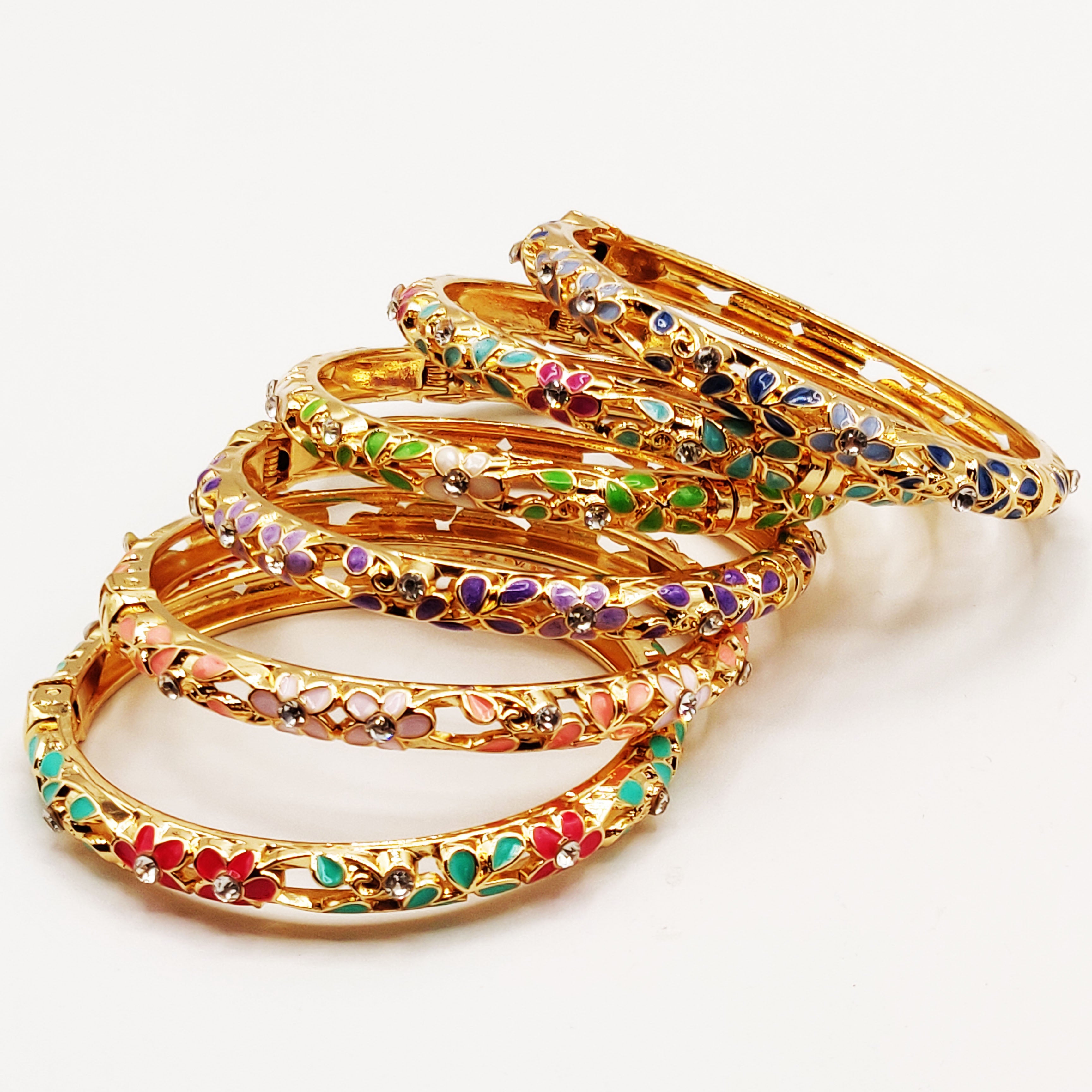 6 Bracelets Thaïlandais Multicolores