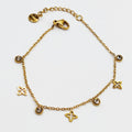 Bracelet Multi Étoiles Creuses et Cristaux Luxe