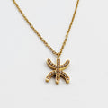 Collier Simple Pendentif Amazigh Cristaux