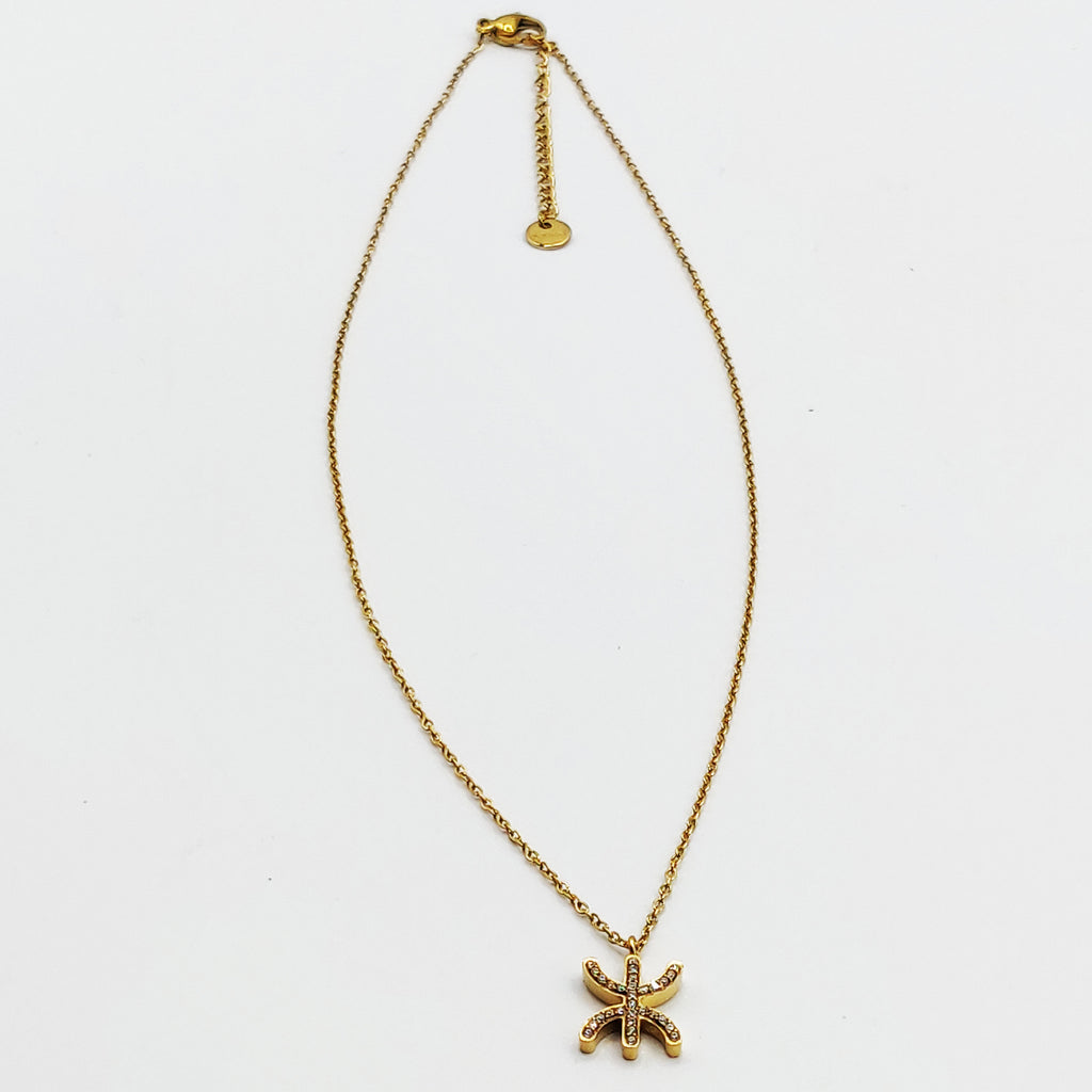 Collier Simple Pendentif Amazigh Cristaux