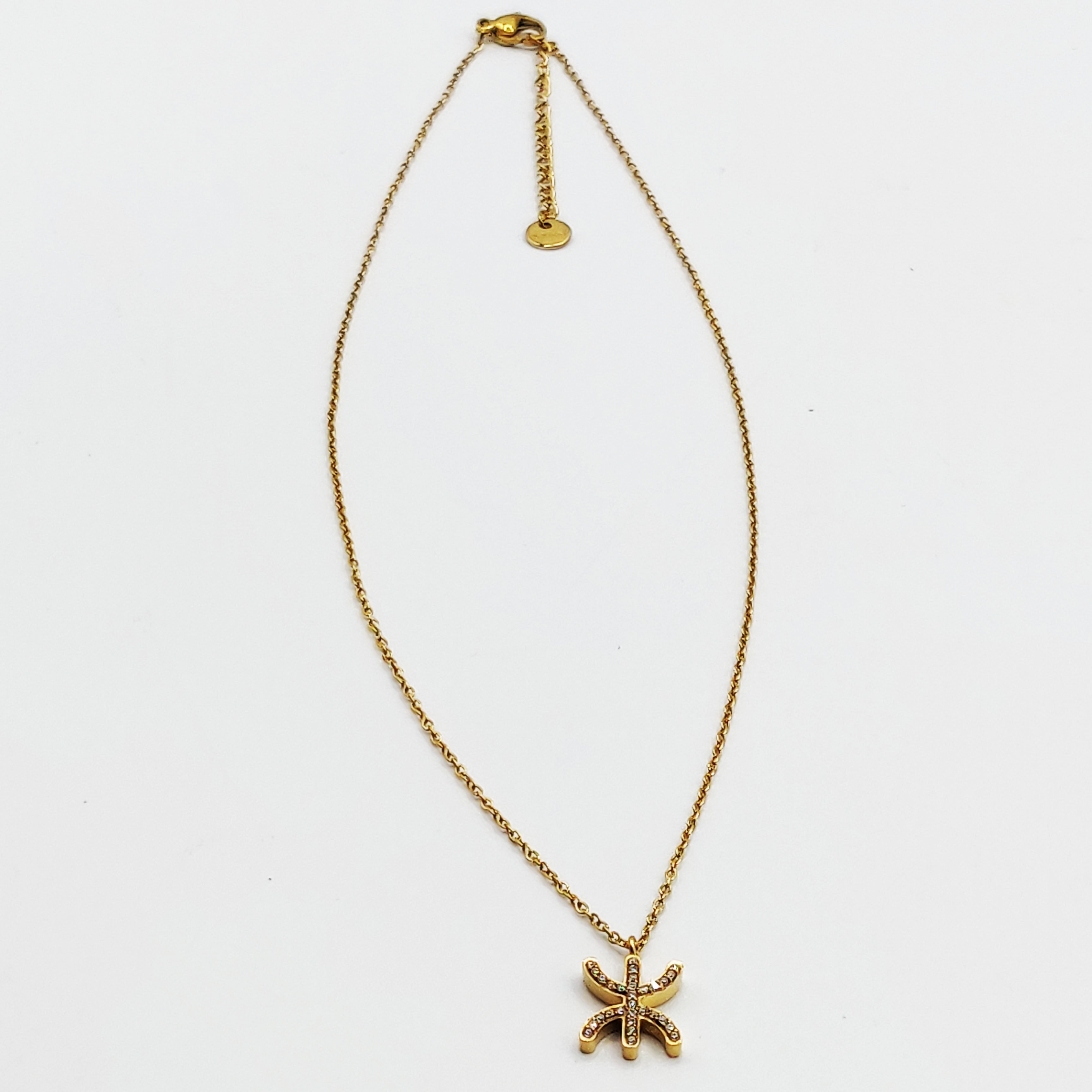 Collier Simple Pendentif Amazigh Cristaux