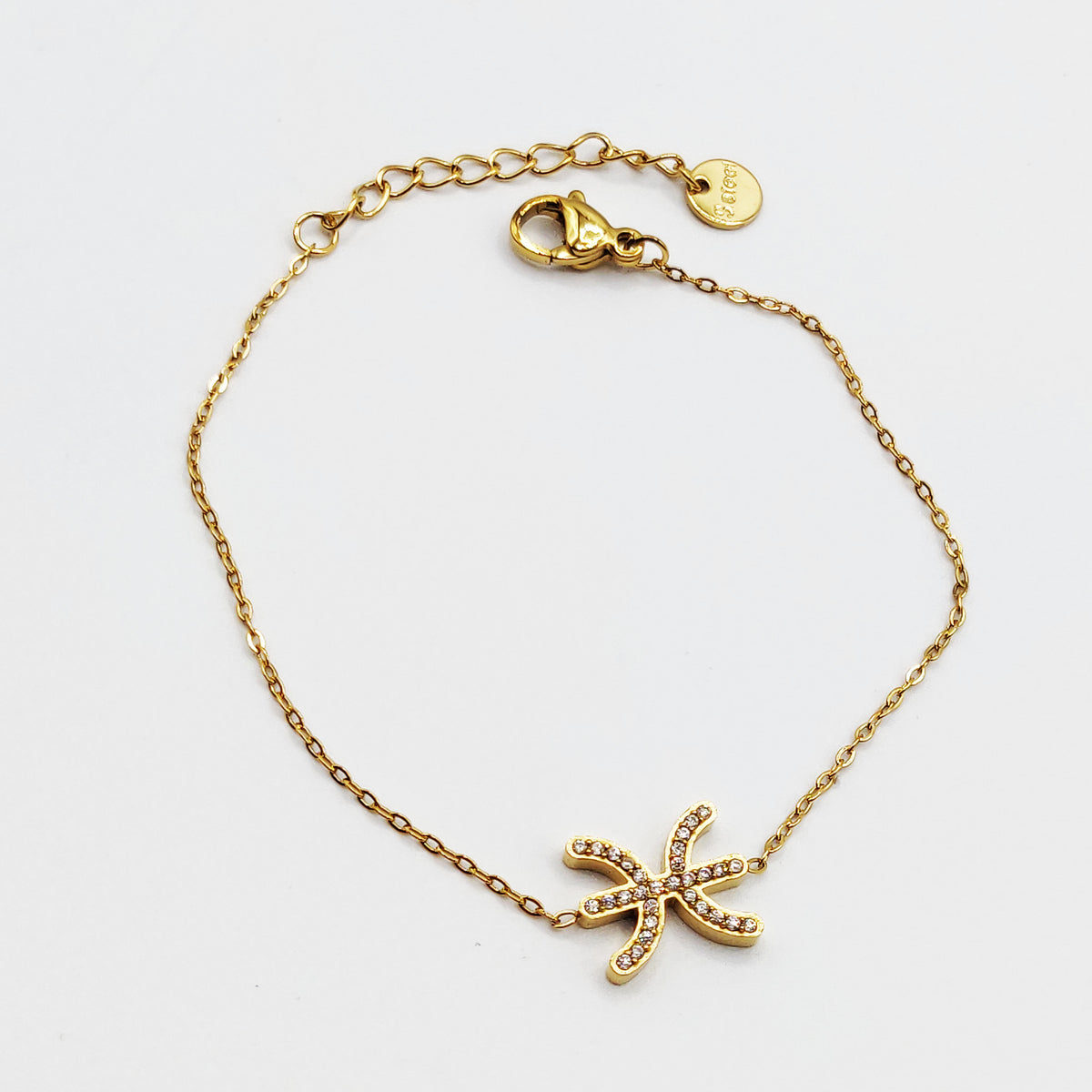 Bracelet Simple Pendentif Amazigh Cristaux