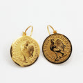 Boucles d'oreilles Pendentif Louise Coq Luxe