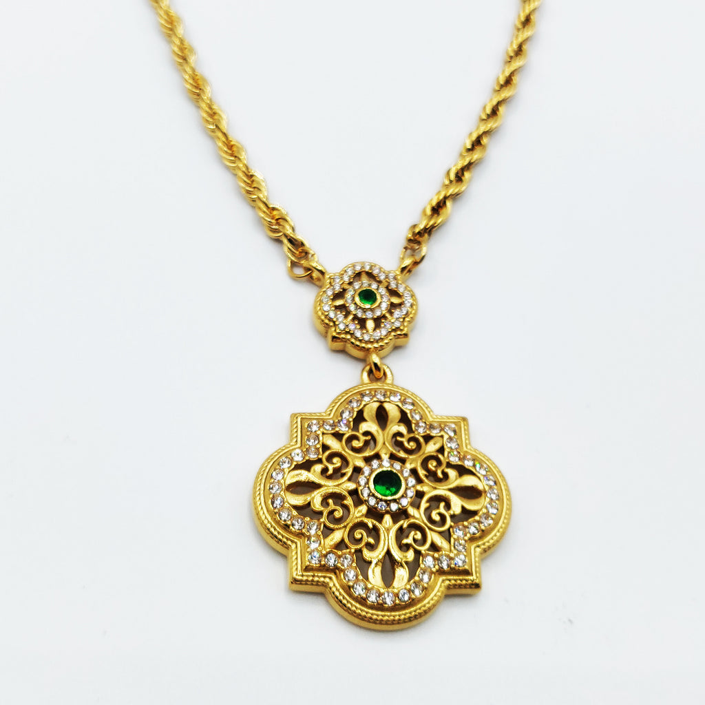Collier Torsade Pendentif Royal Luxe