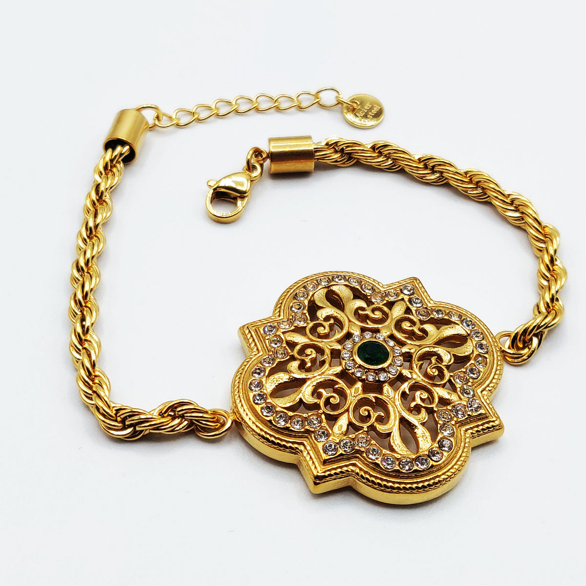 Bracelet Torsade Pendentif Royal Luxe