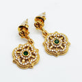 Boucles d'oreilles Torsade Pendentif Royal Luxe