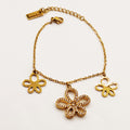 Bracelet Multi Fleurs Stylish Cristaux Luxe