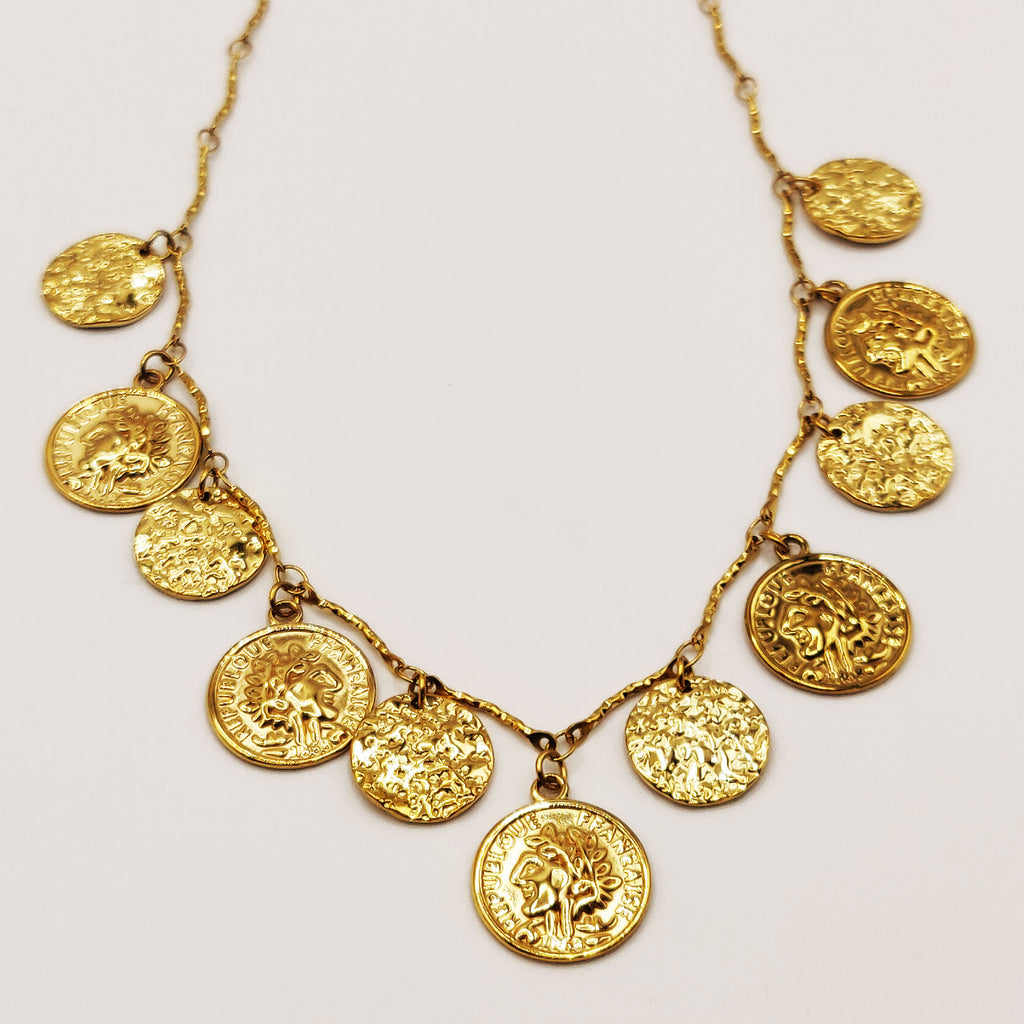 Collier Mi-Rigide Multi Pendentifs Louise Franc Luxe