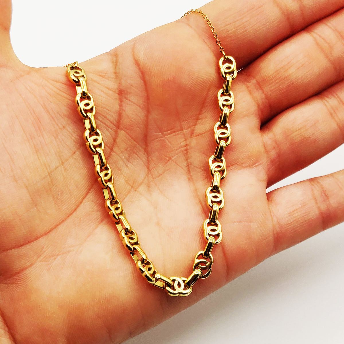 Collier Multi Double C Luxe Reliés