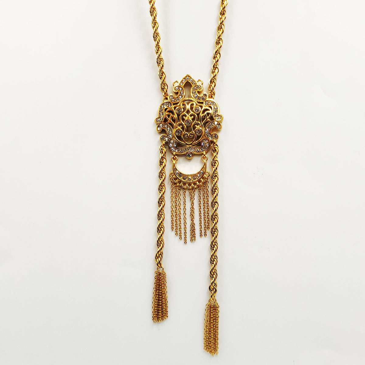 Collier / Sautoir Torsade Cravache Luxe