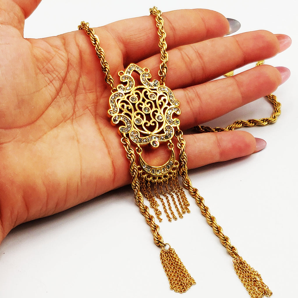 Collier / Sautoir Torsade Cravache Luxe