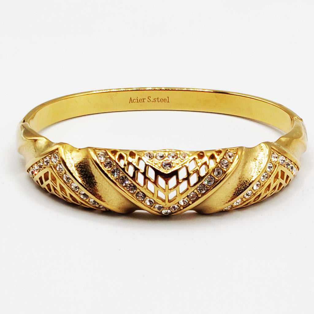 Bracelet Rigide Motifs Orientaux V Luxe