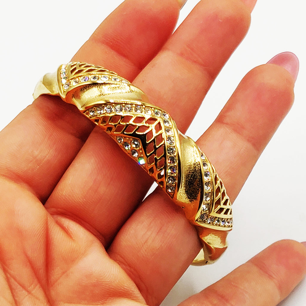 Bracelet Rigide Motifs Orientaux V Luxe