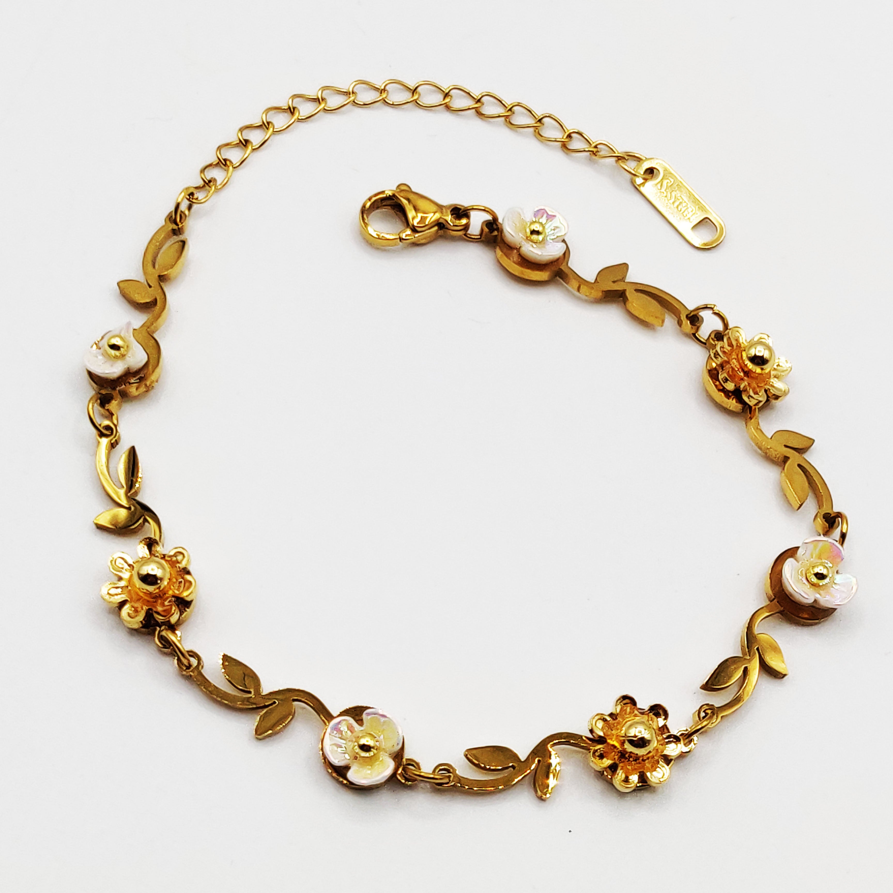 Bracelet Multi Fleurs Reliées Luxe