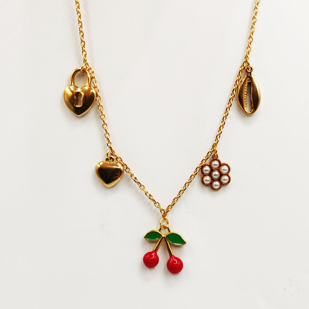Collier Bibelots Cerises et Autres Luxe