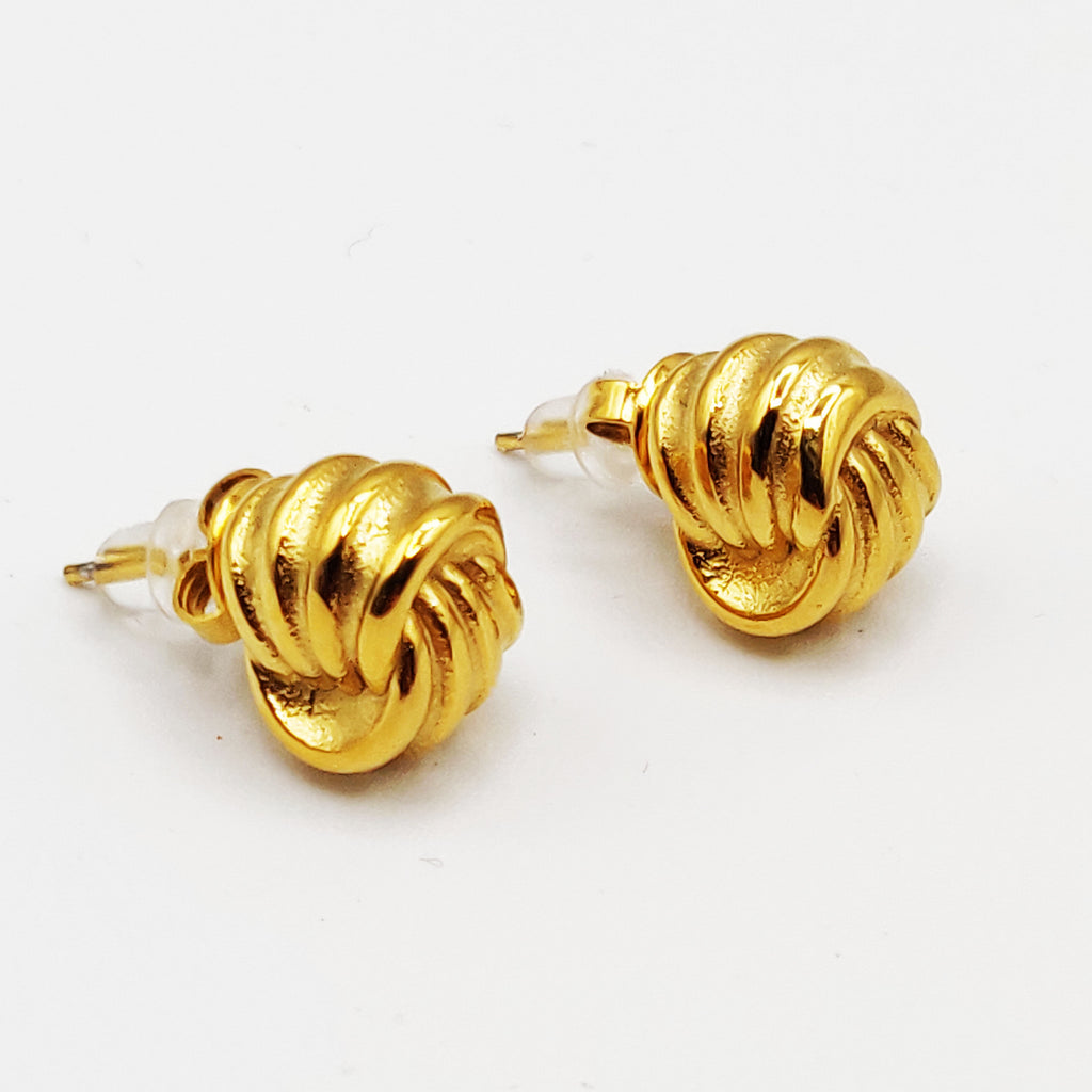 Boucles d'oreilles Boules de Noeuds