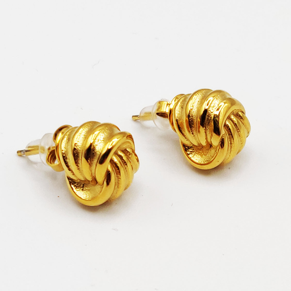 Boucles d'oreilles Boules de Noeuds