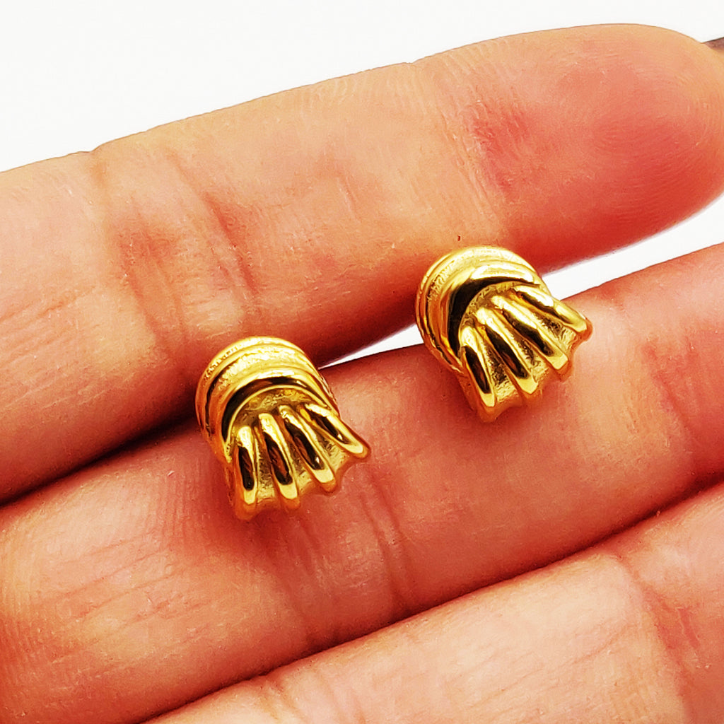 Boucles d'oreilles Boules de Noeuds