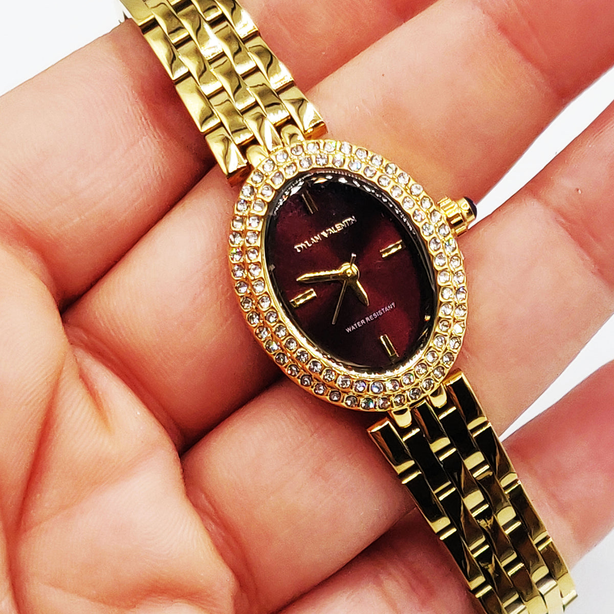 Montre Dylan Valentin DV115125 Fond Bordeaux