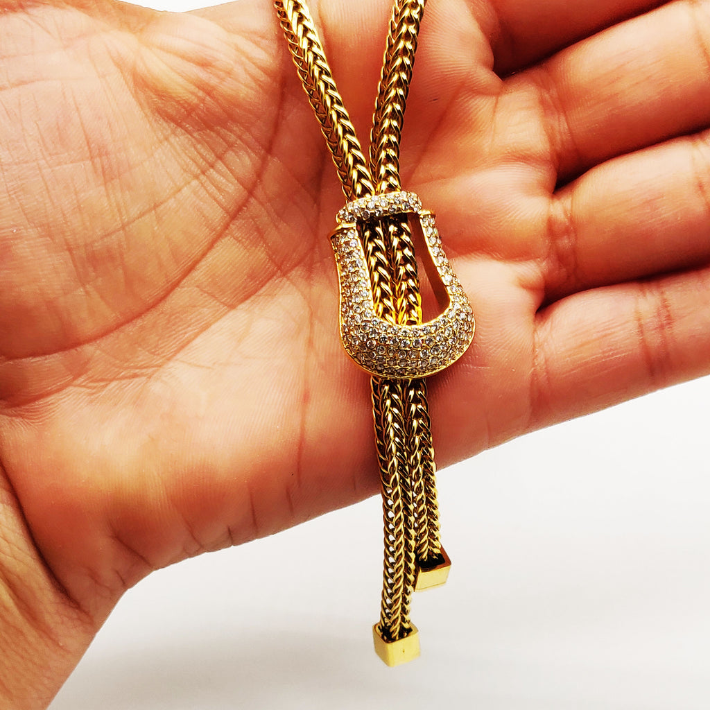 Collier Tresse Oméga Luxe