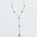 Collier Multi H Luxe Dorés et Cristaux Descendant