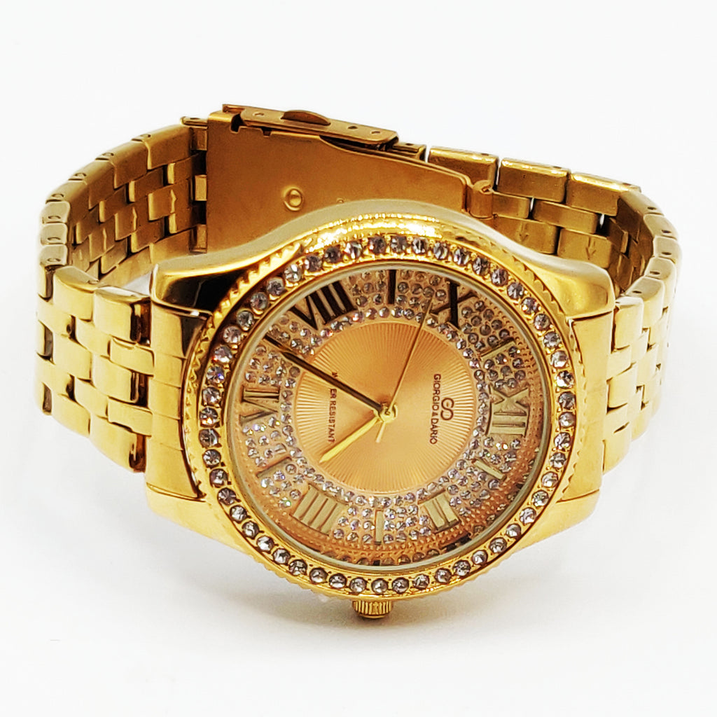 Montre Giorgio & Dario EU6498 Fond Doré Bracelet Doré