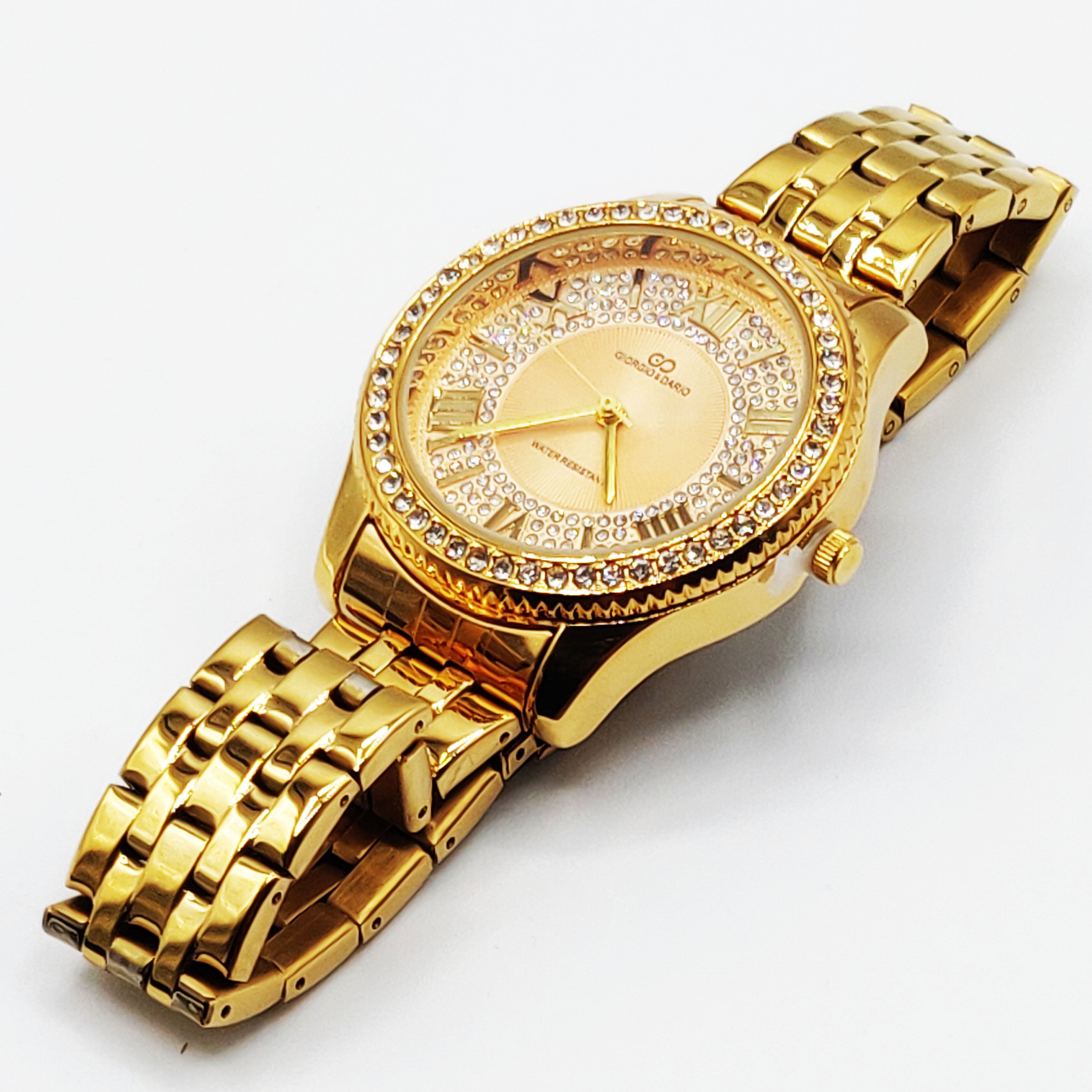 Montre Giorgio & Dario EU6498 Fond Doré Bracelet Doré