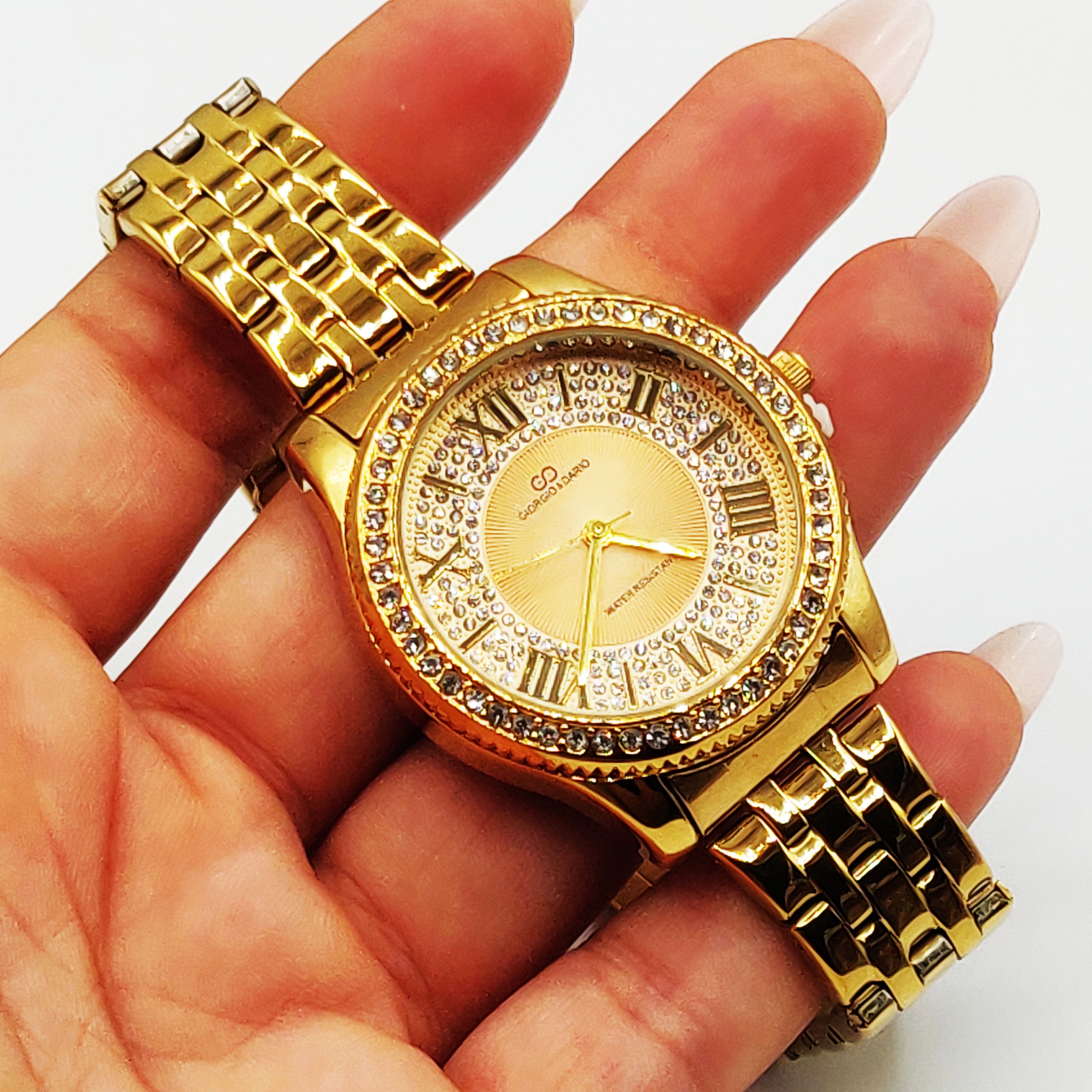Montre Giorgio & Dario EU6498 Fond Doré Bracelet Doré