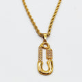 Collier Épingle Stylish Cristaux Luxe