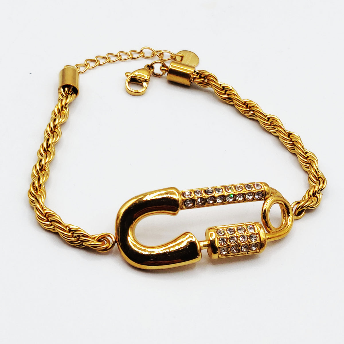 Bracelet Épingle Stylish Cristaux Luxe