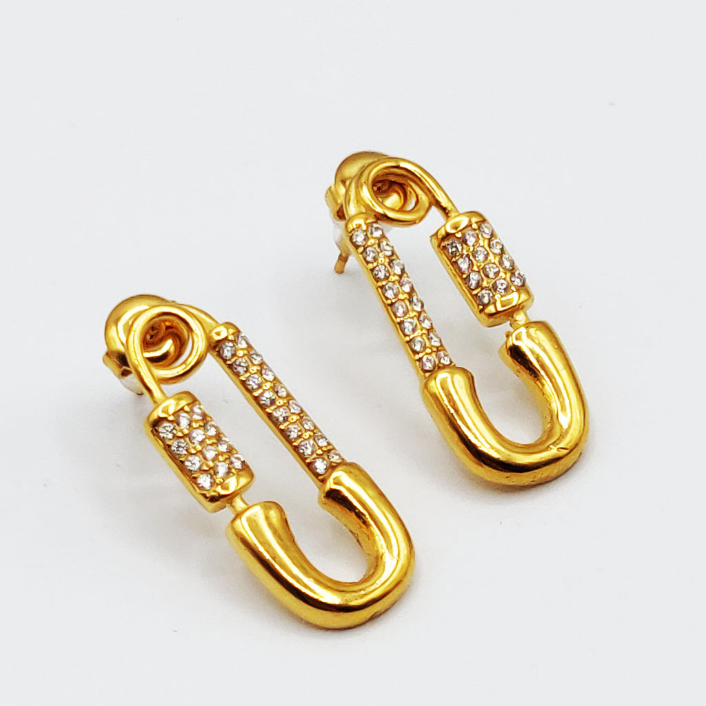 Boucles d'oreilles Épingle Stylish Cristaux Luxe