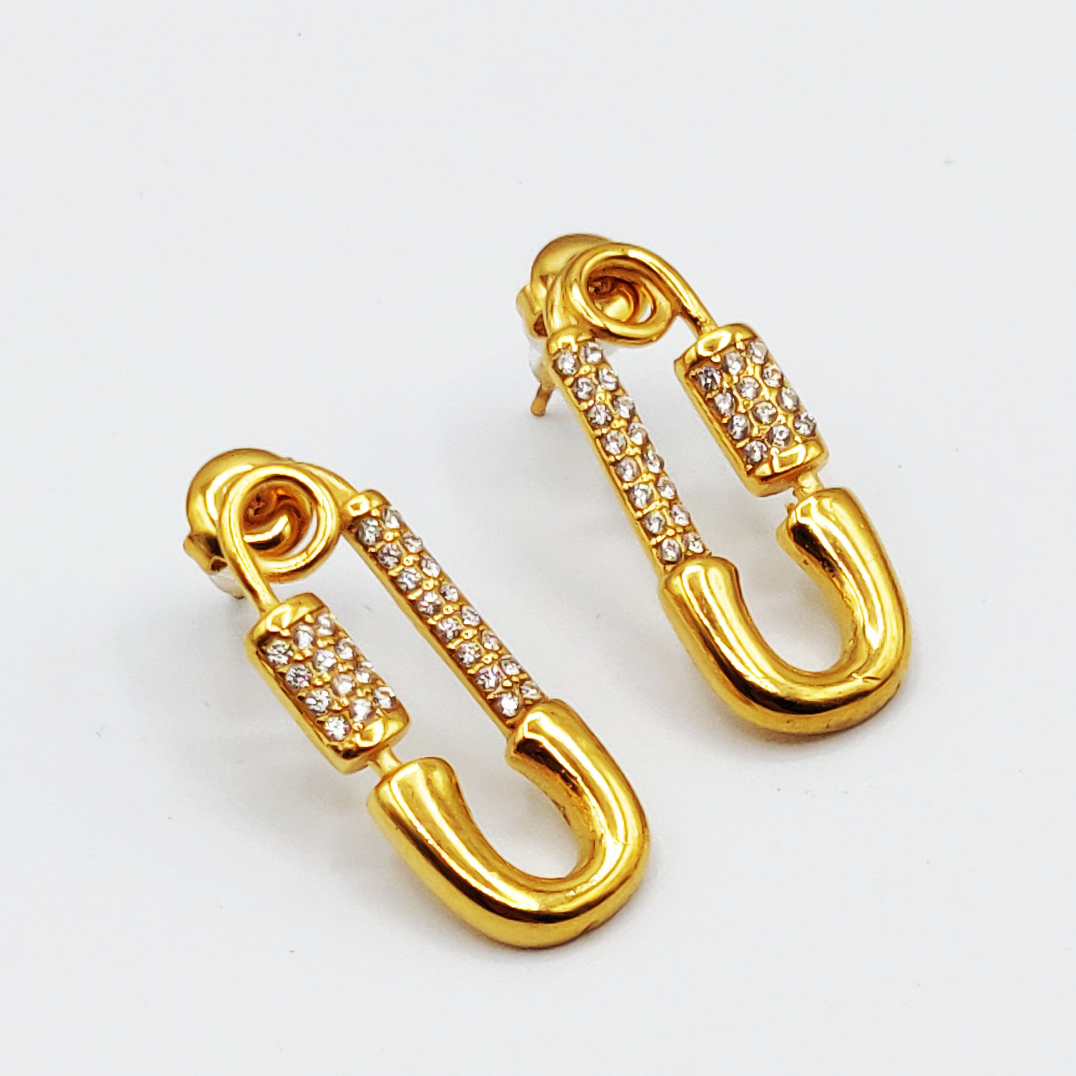 Boucles d'oreilles Épingle Stylish Cristaux Luxe