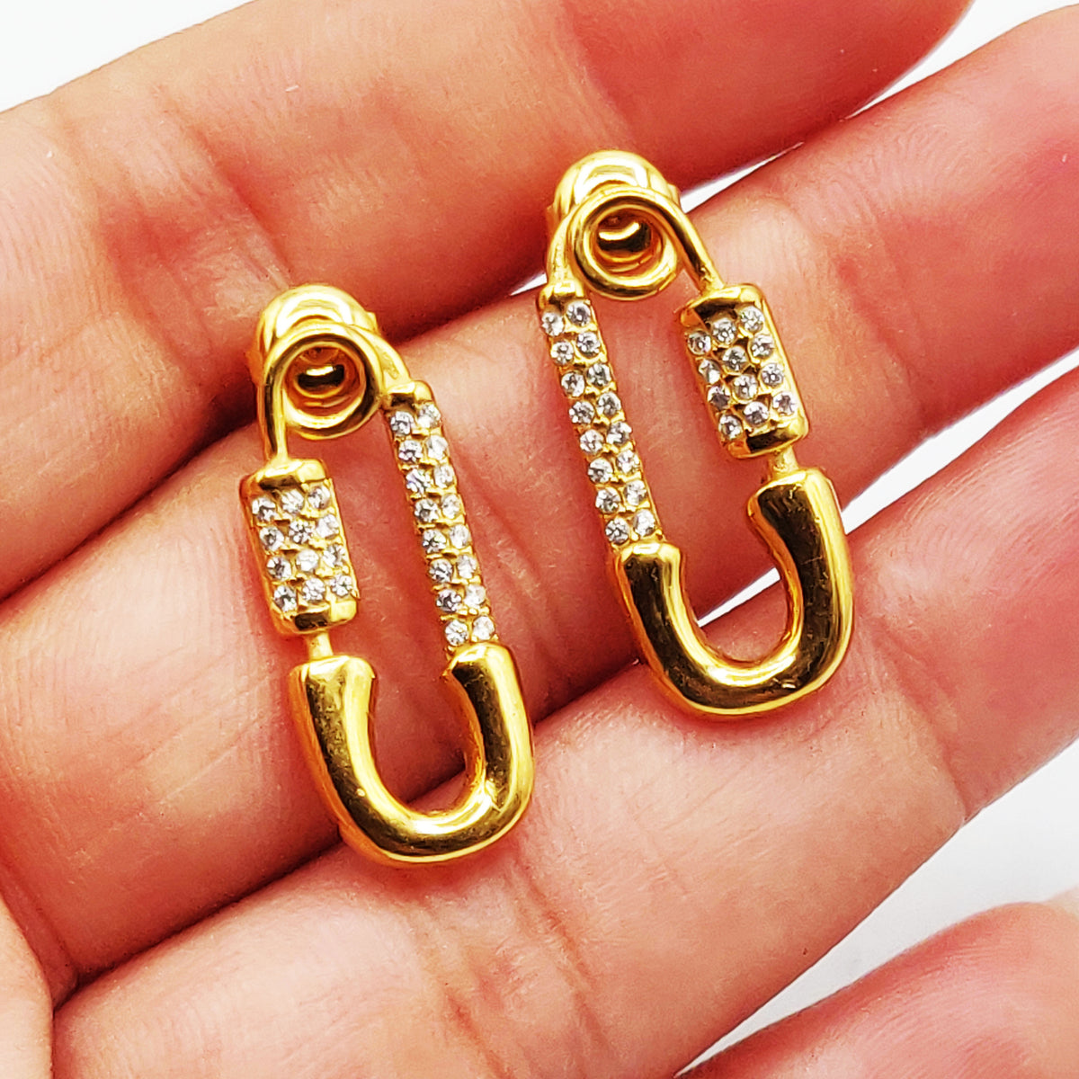 Boucles d'oreilles Épingle Stylish Cristaux Luxe