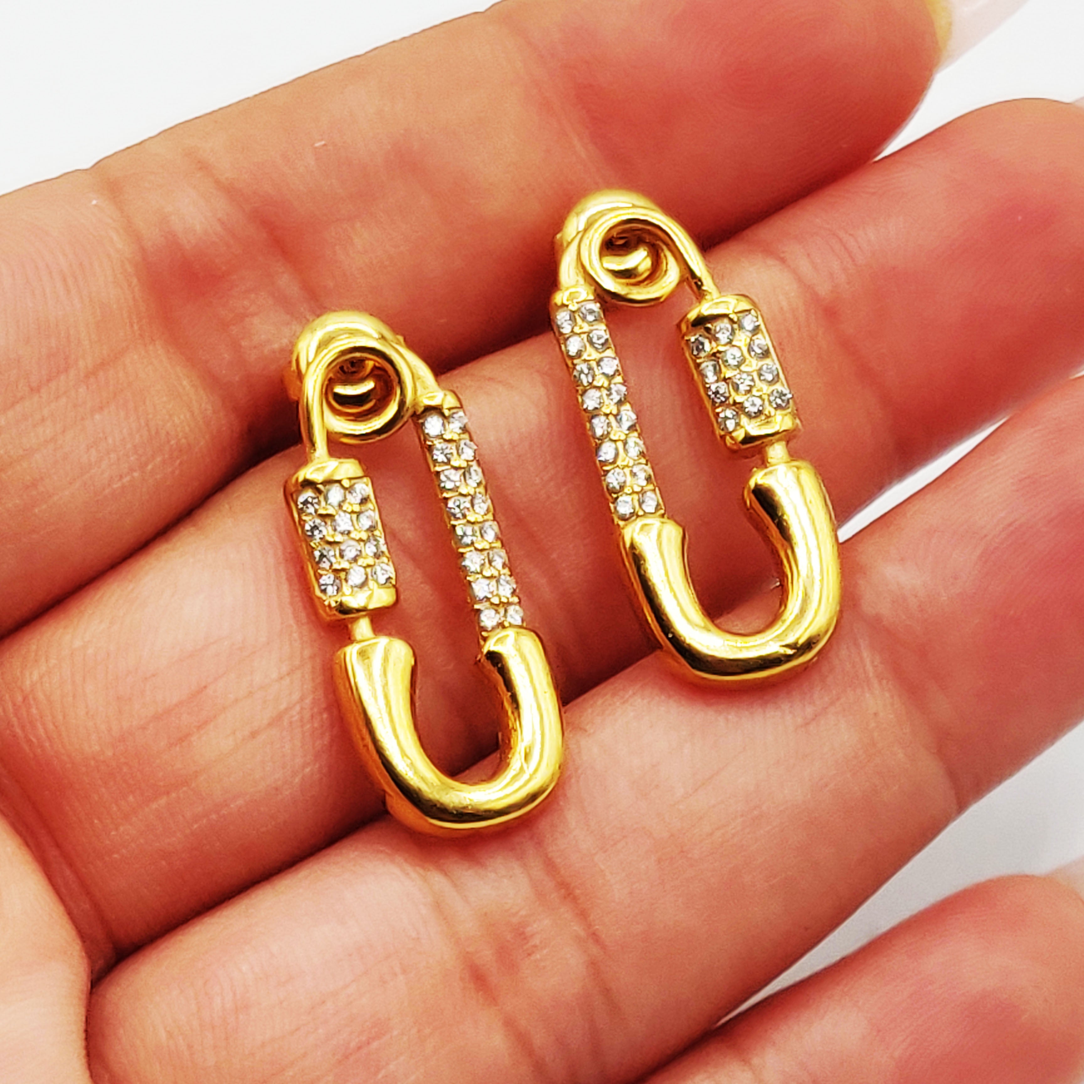 Boucles d'oreilles Épingle Stylish Cristaux Luxe