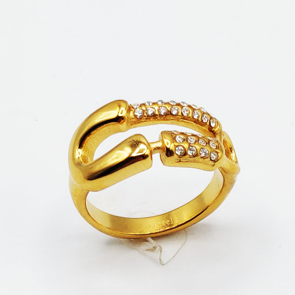 Bague Épingle Stylish Cristaux Luxe