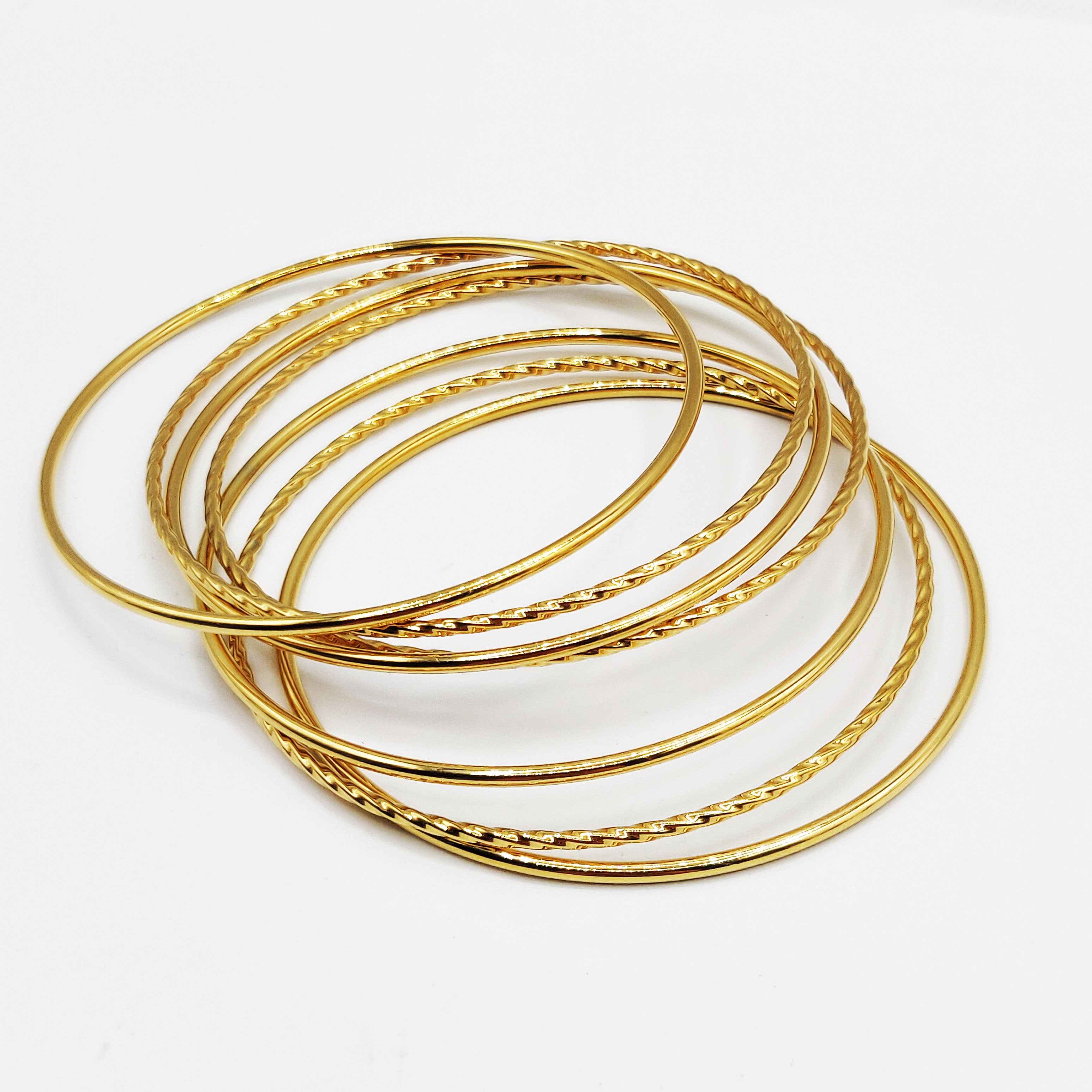 7 Bracelets Stylish Torsadés et Simples Luxe