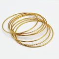 7 Bracelets Stylish Torsadés et Simples Luxe