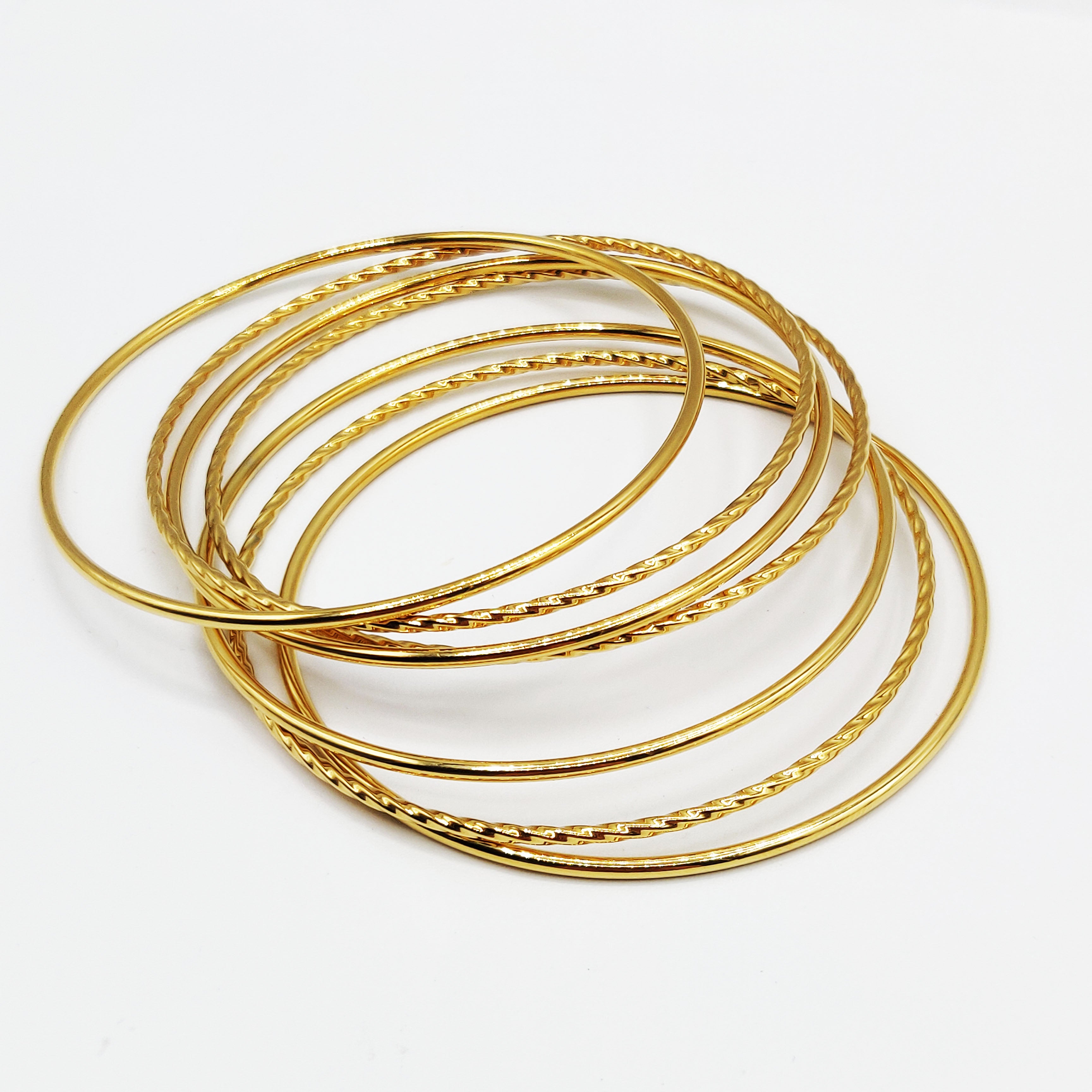 7 Bracelets Stylish Torsadés et Simples Luxe