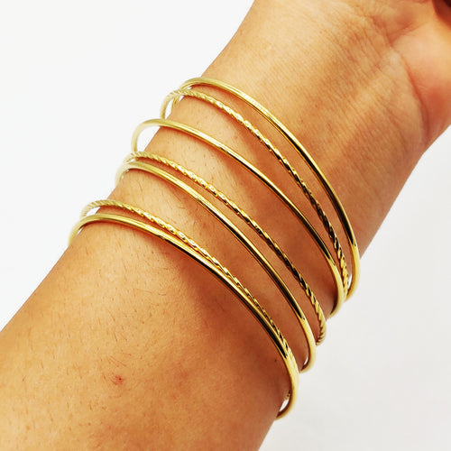 7 Bracelets Stylish Torsadés et Simples Luxe