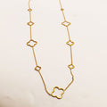 Collier / Sautoir Multi Trèfles Creux Multi Tailles Luxe