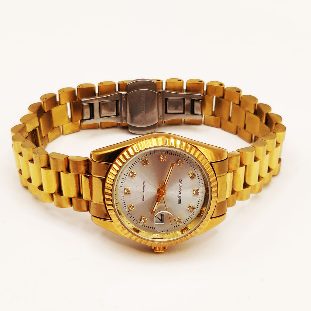 Montre Dylan Valentin 6507 Fond Vert Pastel