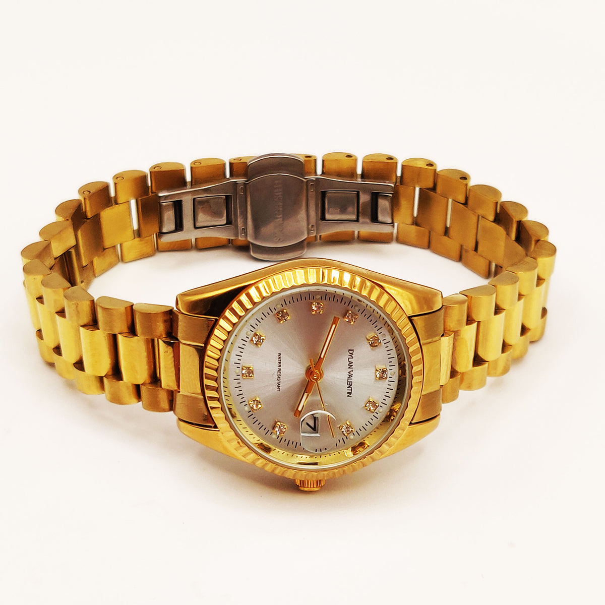 Montre Dylan Valentin 6507 Fond Vert Pastel