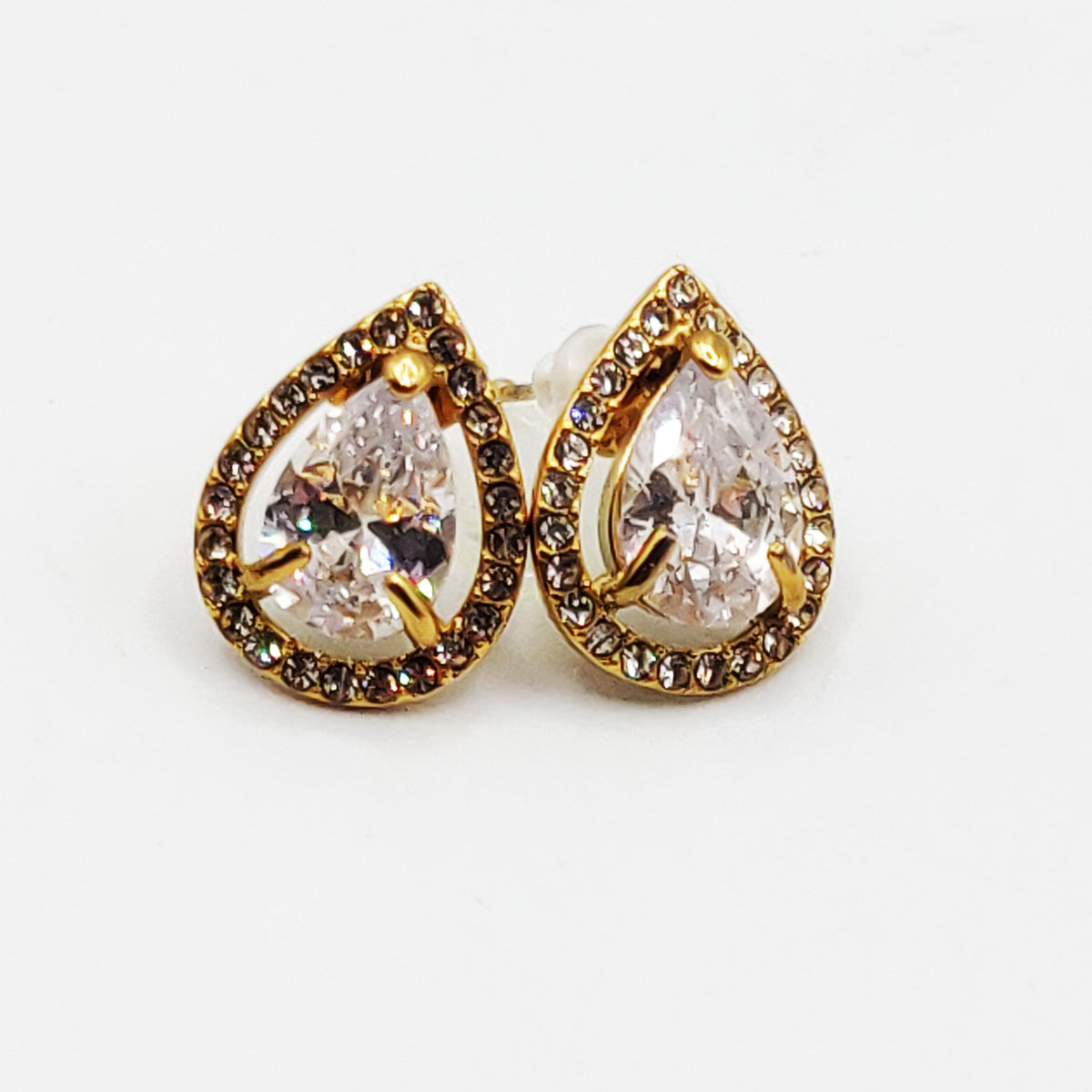 Boucles d'oreilles Gouttes Cristaux Tour Cristaux Luxe