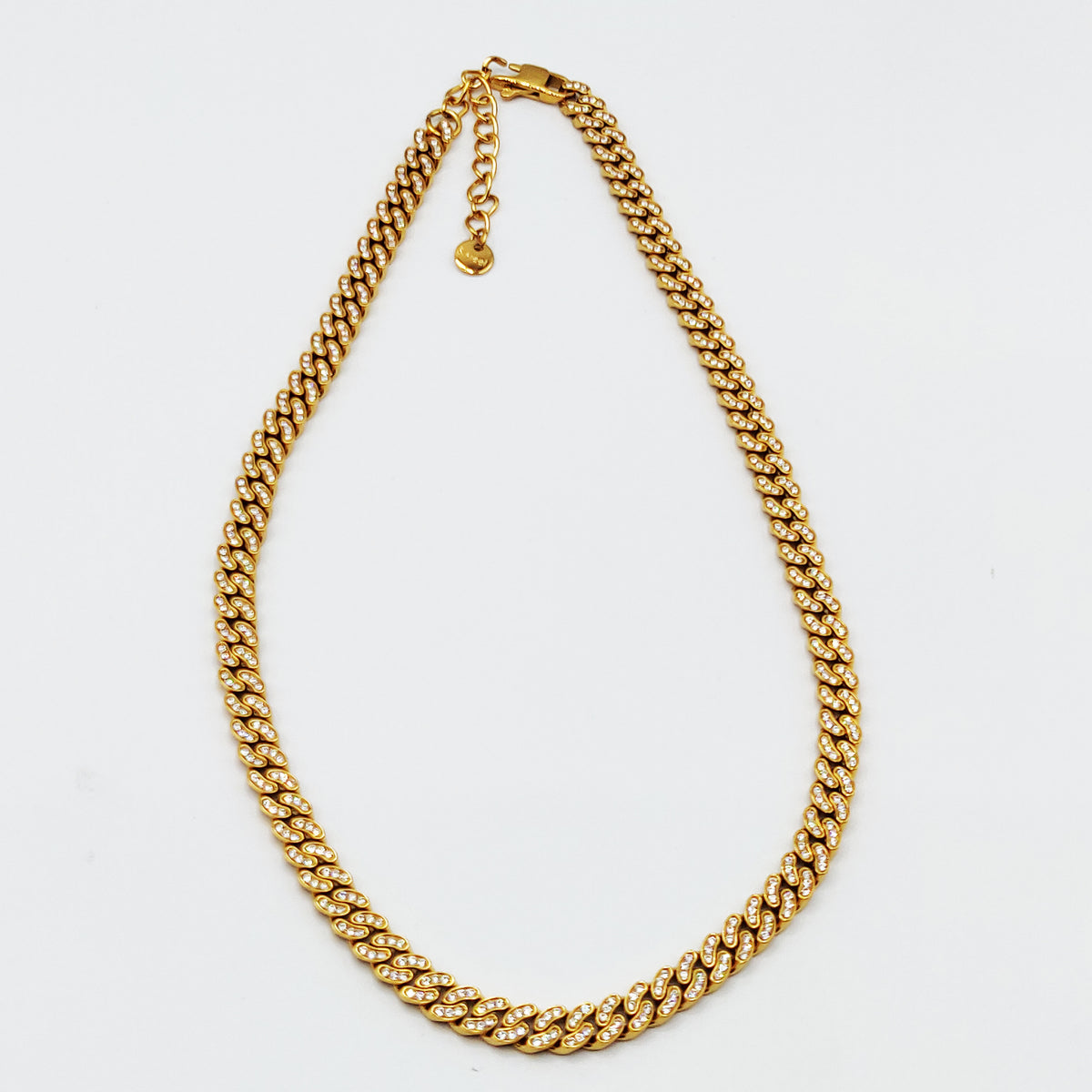 Collier Tresse Cristaux Premium Luxe