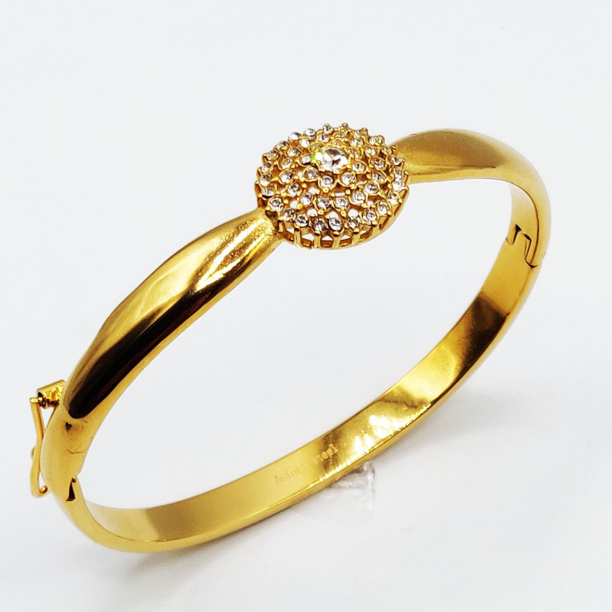 Bracelet Rigide Couronne Royale Luxe