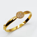 Bracelet Rigide Couronne Royale Luxe