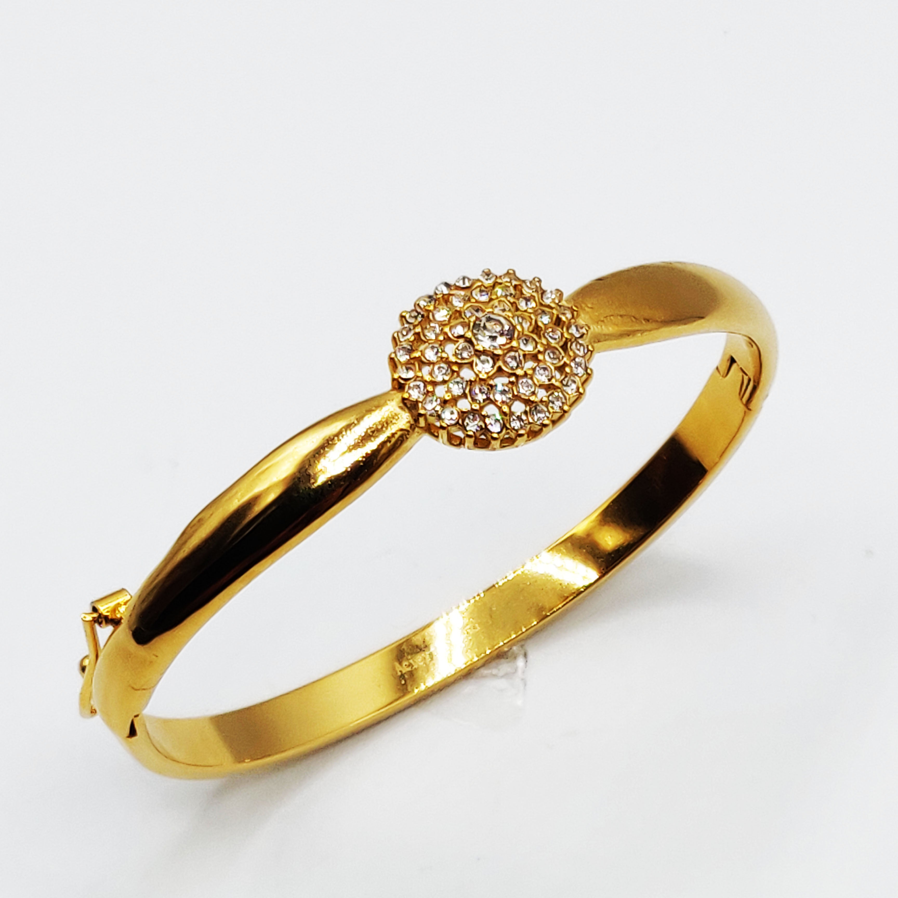Bracelet Rigide Couronne Royale Luxe