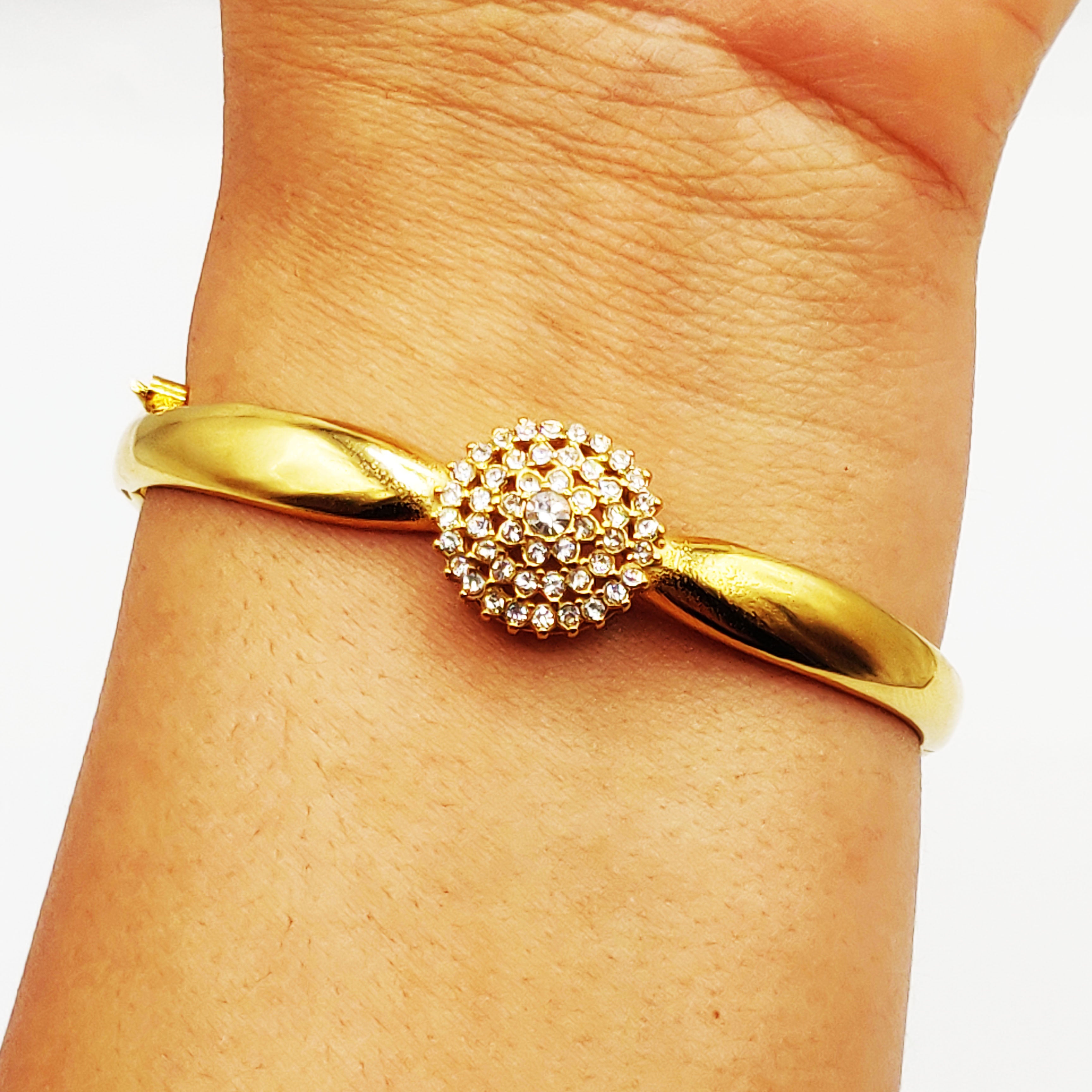Bracelet Rigide Couronne Royale Luxe